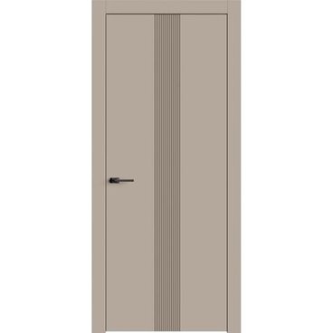 Межкомнатная дверь эмаль Ofram Линнея 5 капучино глухая