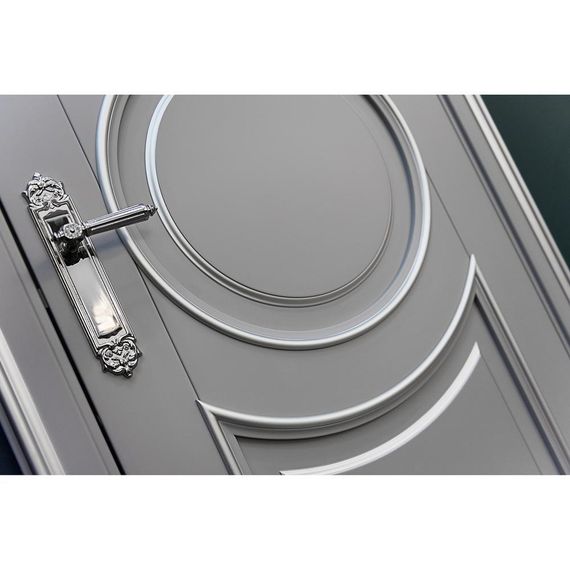 Межкомнатная дверь массив бука Viporte Лацио Амбиенте тауп глухая