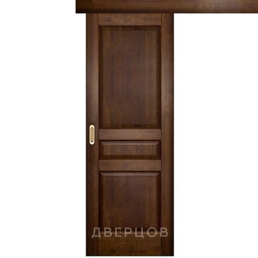 Межкомнатная раздвижная одностворчатая дверь ОКА Валенсия античный орех глухая