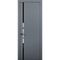 Межкомнатная дверь Палладий 8 антрацит со стеклом