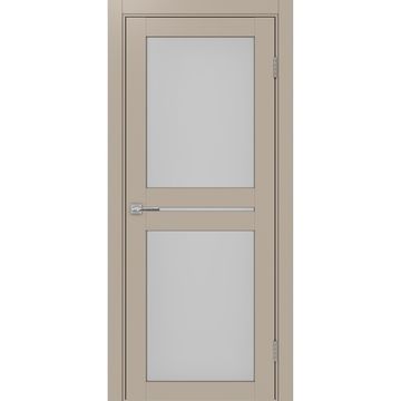 Межкомнатная дверь экошпон Турин 520.222 мокко остеклённая