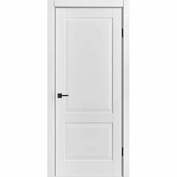 Межкомнатная дверь экошпон ДП-2 white silk глухая