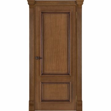 Межкомнатная дверь шпонированная Regidoors Корсика дуб антик патина глухая