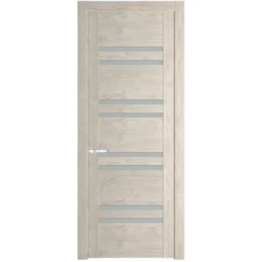 Межкомнатная дверь 1.6N каштан светлый остеклённая