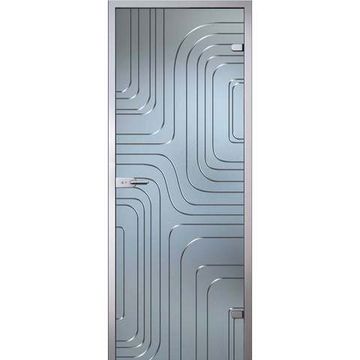 Межкомнатная стеклянная дверь АКМА Линда стекло бесцветное матовое