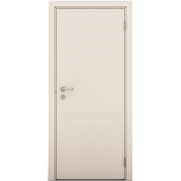 Влагостойкая дверь крем матовый глухая