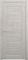 Межкомнатная дверь CPL Мальта дуб снежный стекло матовое