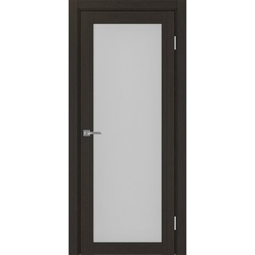 Межкомнатная дверь экошпон Турин 501.2 венге остеклённая