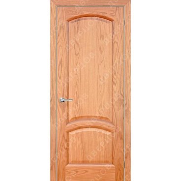 Межкомнатная дверь шпон Соло дуб натуральный глухая