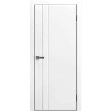 Межкомнатная дверь экошпон ДП-58 white pearl глухая