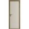 Алюминиевая межкомнатная дверь 1AP шампань перламутр белый элегант