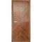 Межкомнатная дверь шпон Гладкая квадрат дуб натуральный глухая