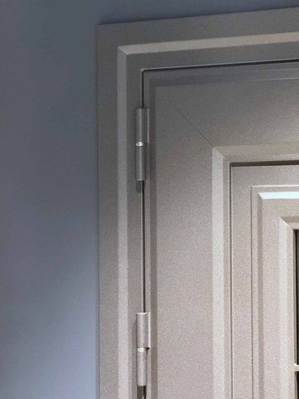 Входная уличная дверь Сибирь Термо муар меланж махагон ПВХ белый матовый