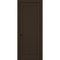 Фото межкомнатной двери керамик FL 3 коричневый глухая