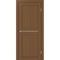 Межкомнатная дверь экошпон Турин 520.121 орех остеклённая