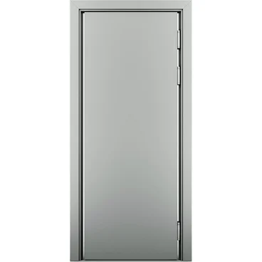 Маятниковая влагостойкая дверь Poseidon серая RAL 7035 глухая