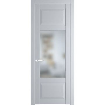 Межкомнатная дверь 1.3.3PD лайт грей остеклённая