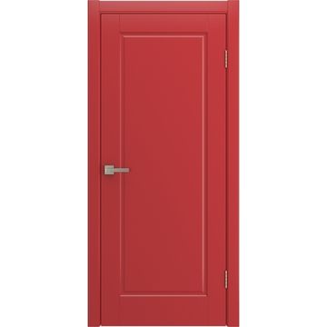 Межкомнатная дверь Аморе красная эмаль RAL 3028 глухая