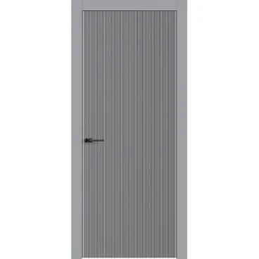 Межкомнатная дверь эмаль Ofram Линнея 1 серая глухая