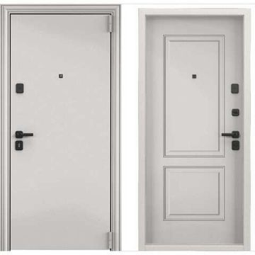 Входная дверь Super Omega PRO MP колоре бьянко без рисунка ПВХ бьянко OP-C2