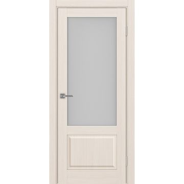 Межкомнатная дверь Тоскана 640.21 ясень перламутровый со стеклом