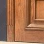 Межкомнатная дверь шпон Капри дуб натуральный с патиной глухая