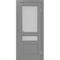 Фото двери Тоскана багет 631.221 цвет серый со стеклом