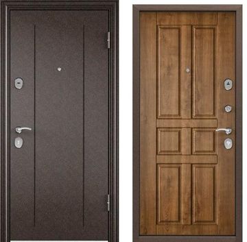 Входная стальная дверь Torex Delta 100 RGSO медь D-12 дуб медовый