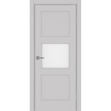 Межкомнатная дверь экошпон Турин Neo 530.121 пепельный со стеклом