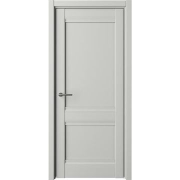Межкомнатная дверь Рим винил платина глухая