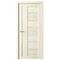 Фото двери Мадрид эко-шпон белый кипарис со стеклом