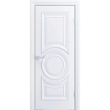 Межкомнатная дверь эмаль Салерно 8 белая глухая