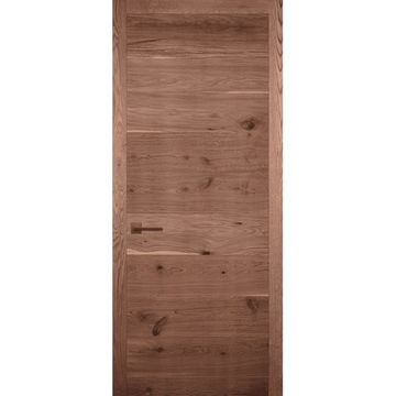 Межкомнатная дверь массив дуба Легно 7 дуб морёный глухая