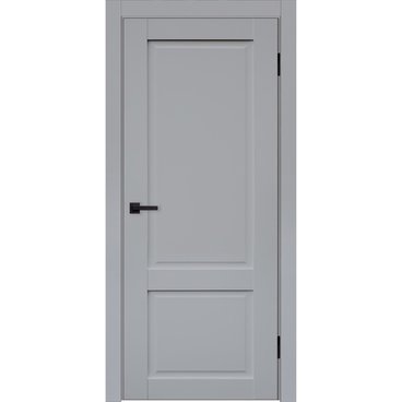 Межкомнатная дверь эмалит Классик 2 светло-серый глухая