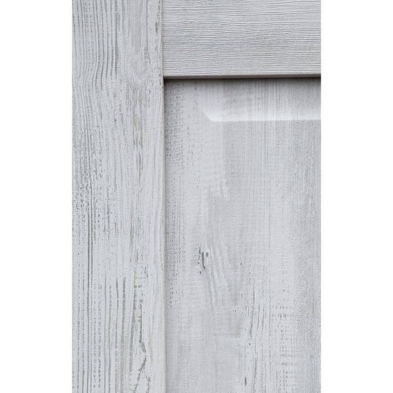 Межкомнатная дверь экошпон Классик 2 орех бьянко глухая