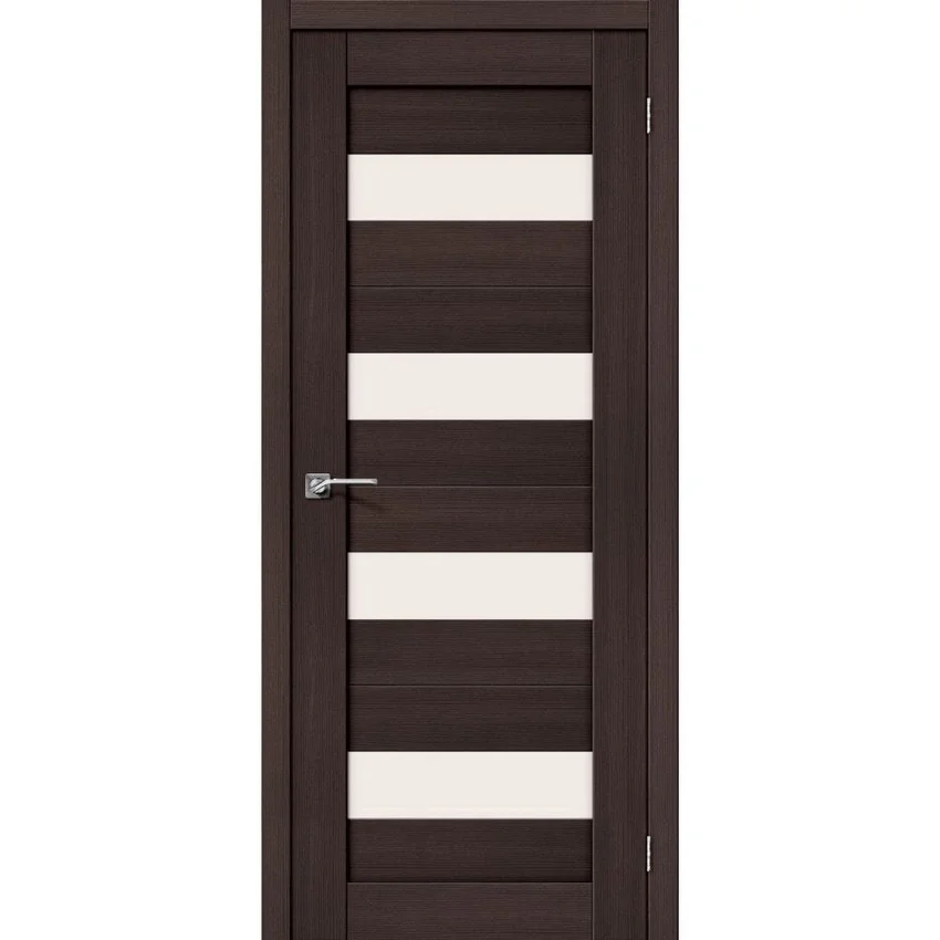 Фото двери эко шпон Porta 23 в цвете wenge veralinga