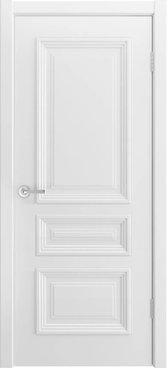 Межкомнатная дверь эмаль Скалино 5 белая глухая