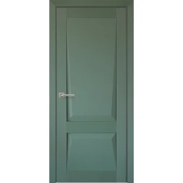 Межкомнатная дверь экошпон Perfecto 101 barhat green глухая