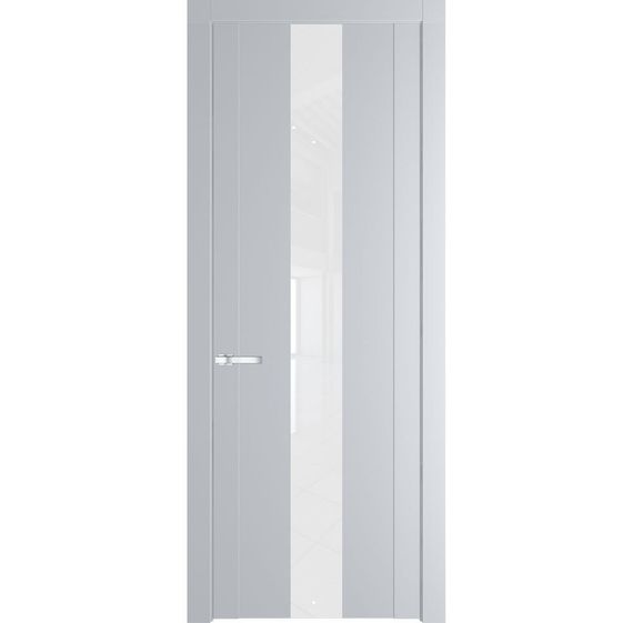 Межкомнатная дверь 1.9P лайт грей остеклённая