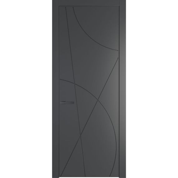 Межкомнатная дверь 4PA графит глухая