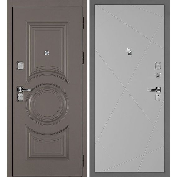 Входная дверь Плаза-177 панель фрезерованная PR-103 агат