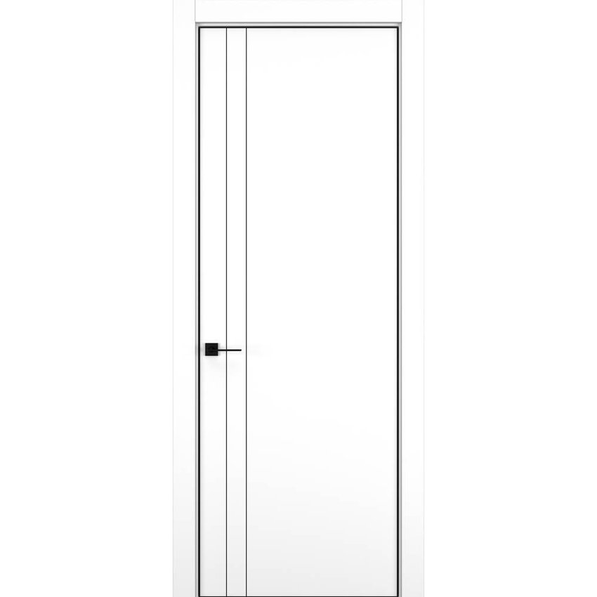 Фото межкомнатной двери керамик MN 4 снежный глухая