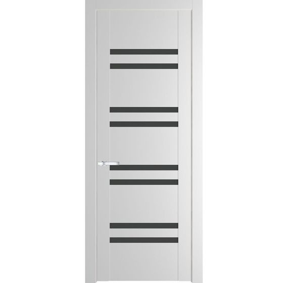 Межкомнатная дверь 1.6P крем вайт остеклённая