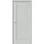 Фото межкомнатной двери эмалит Прима-10.2 grey matt глухая