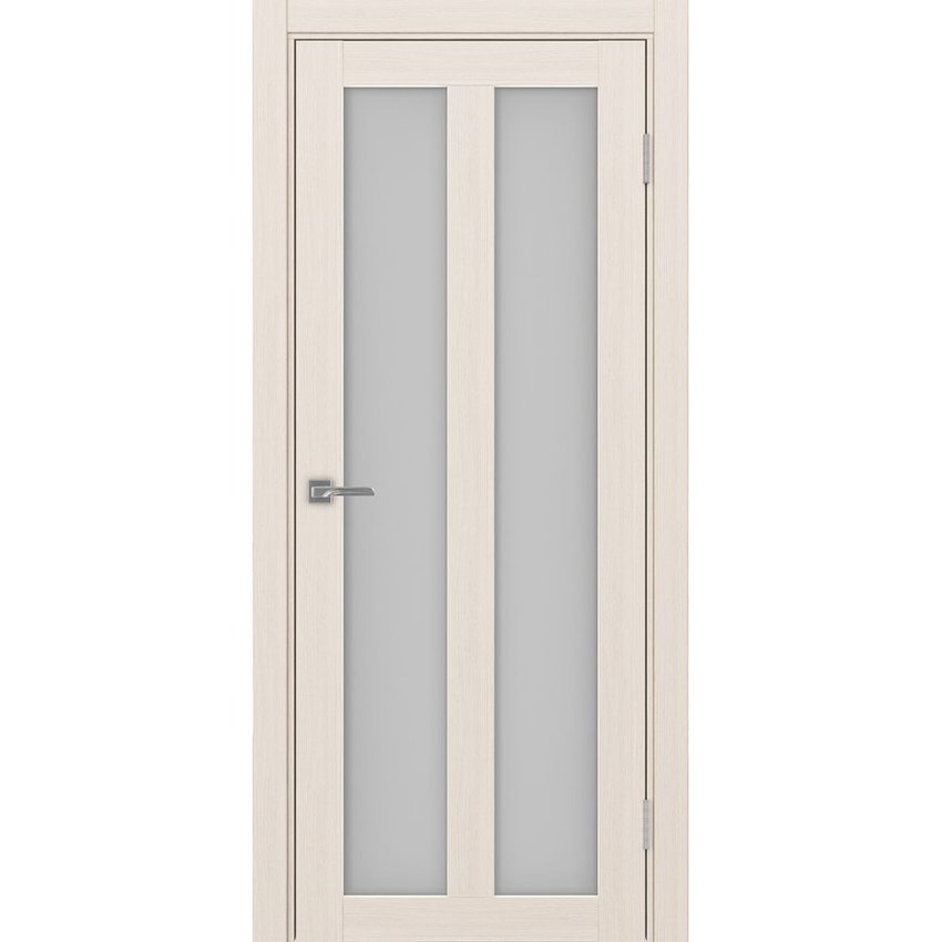 Межкомнатная дверь экошпон Турин 521.22 ясень перламутровый остеклённая