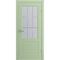 Фото двери Патриция фисташковая эмаль RAL 6019 со стеклом