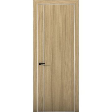 Межкомнатная дверь Плутоний 10 дуб светлый глухая