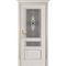 Фото двери Вена белая патина стекло витраж Вена