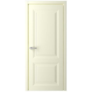 Межкомнатная дверь эмаль Стиль Богема слоновая кость глухая