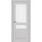 Межкомнатная дверь Тоскана 631.221 пепельный со стеклом